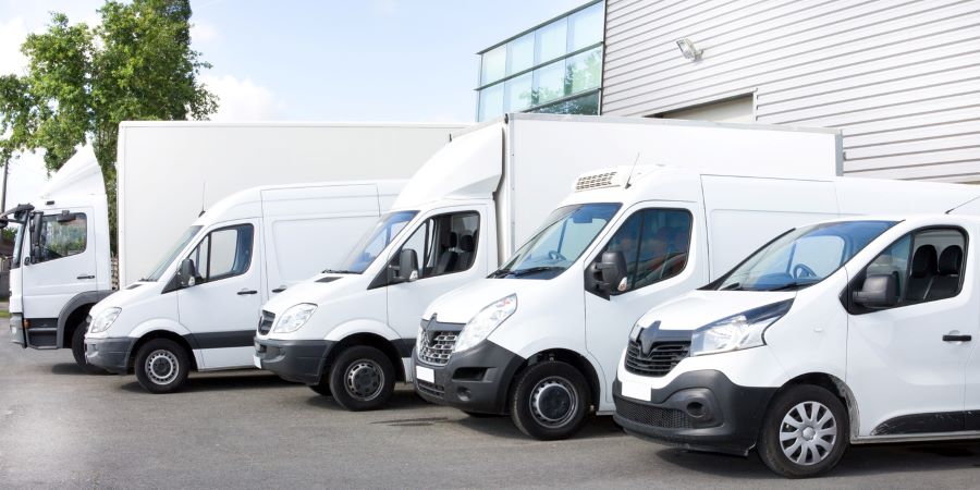 different sized trucks