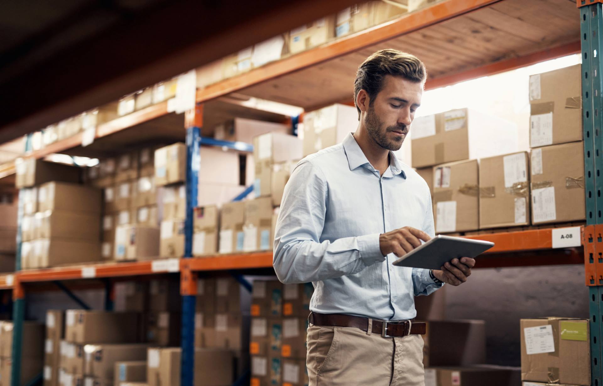 small business arranging freight delivery